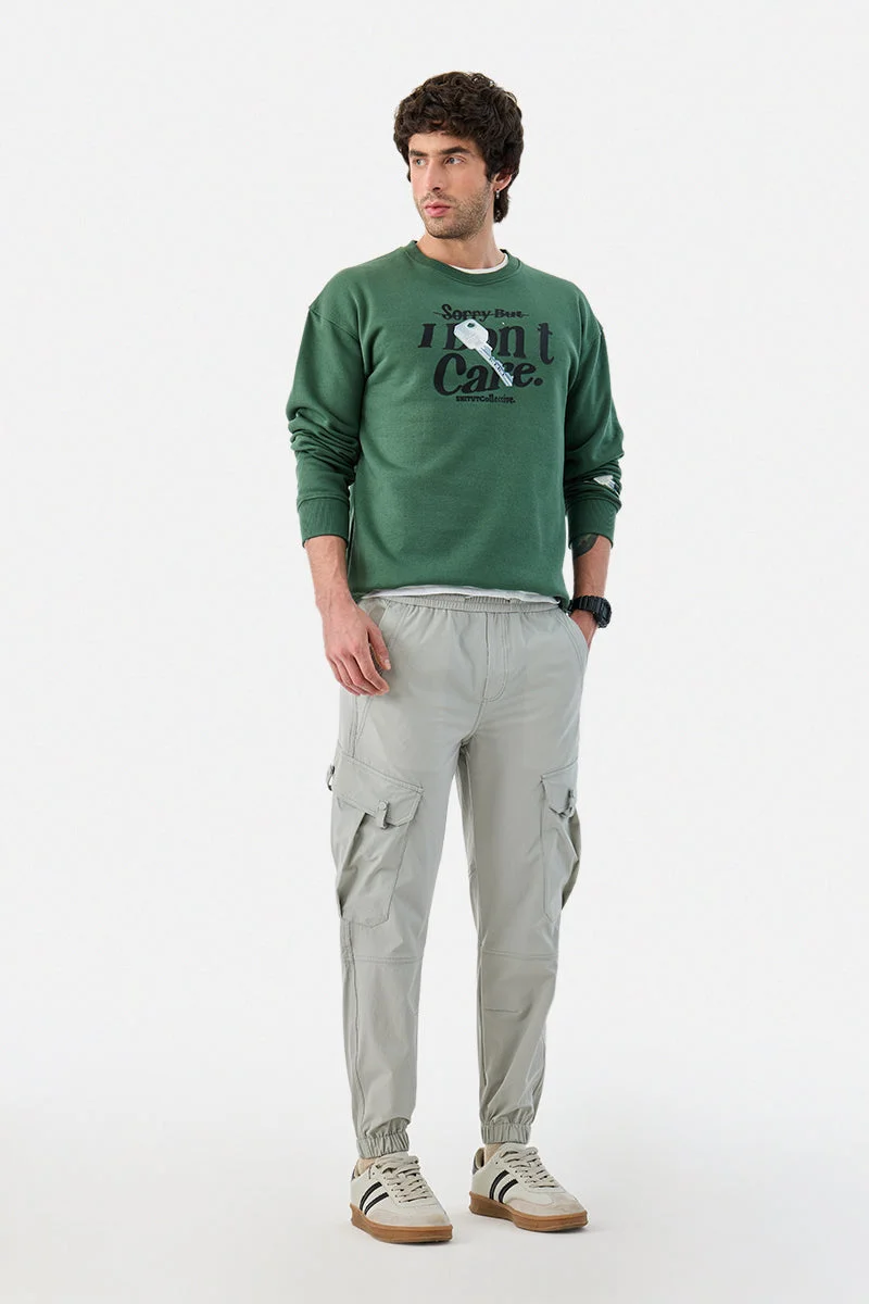 SNITCH Grey 5 Pocket Stretch Cargo Joggers for Men | Best Price UAE